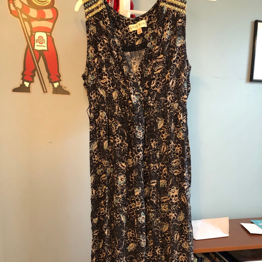 BLUE FLORAL MAXI DRESS BRAND NEW